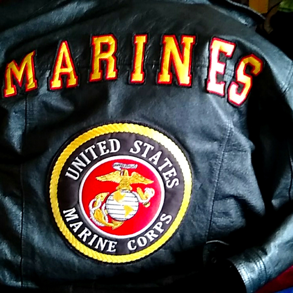 USMC JACKET pure insulated  leather jacket